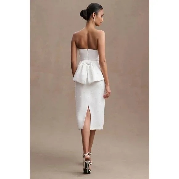 Sachin & Babi Gemma Pearl Midi Dress EUC Size 2 - Picture 2 of 11